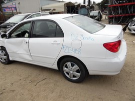 2006 Toyota Corolla LE White 1.8L AT #Z23458